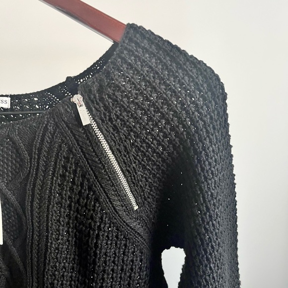 SALE Guess Knit Sweater Zipper Details - Picture 3 of 7